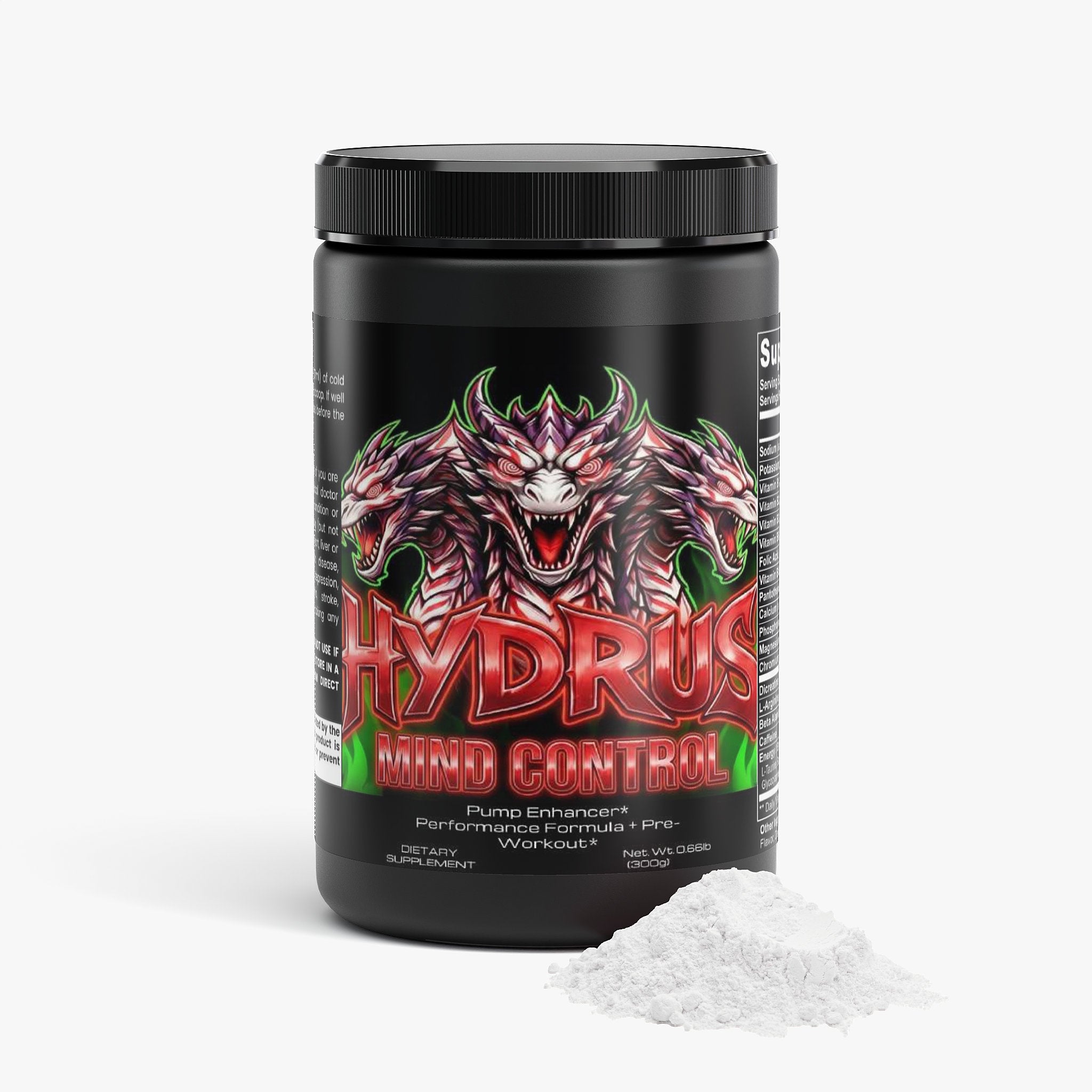 Hydrus: MIND CONTROL - Pre-Workout + Pump Formula