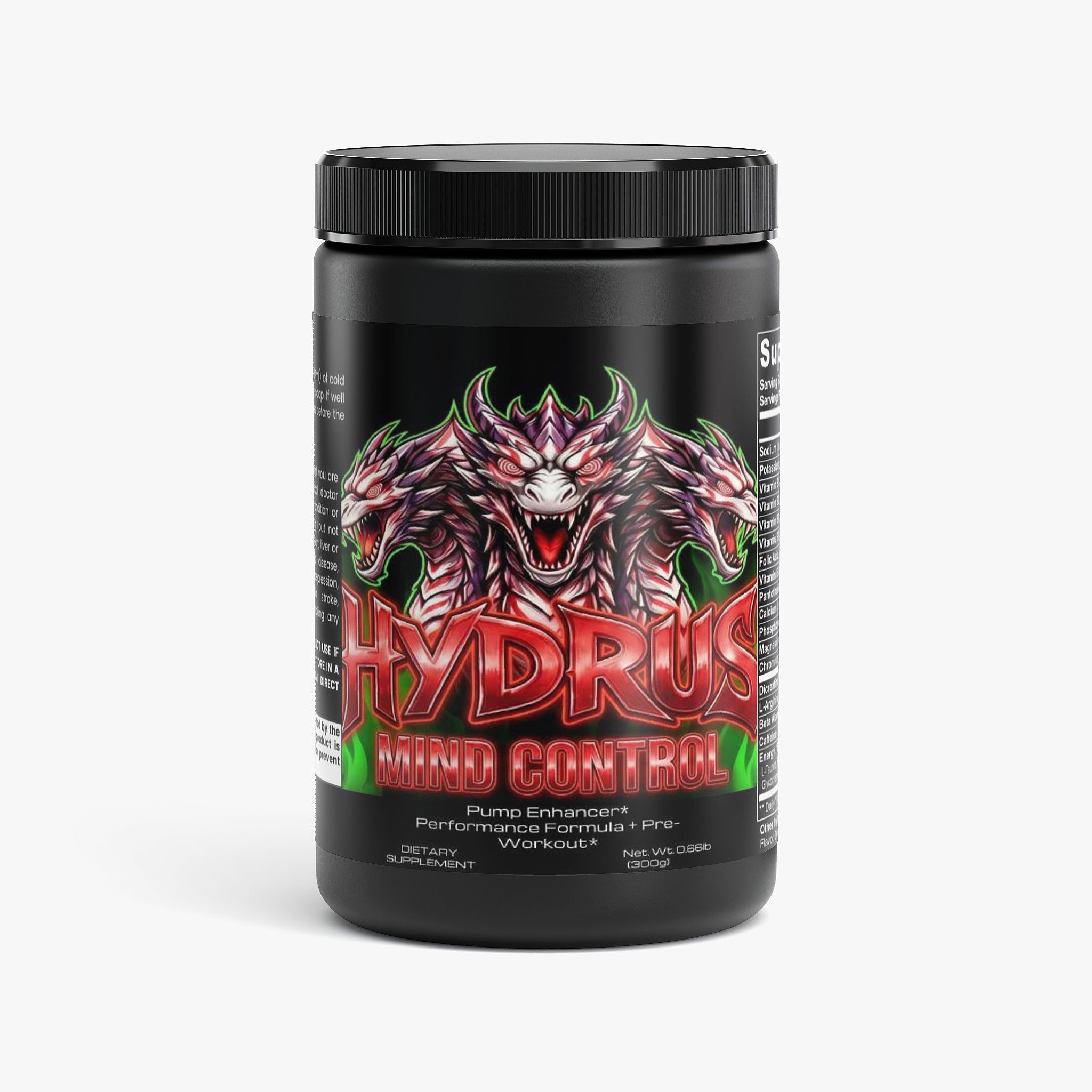 Hydrus: MIND CONTROL - Pre-Workout + Pump Formula
