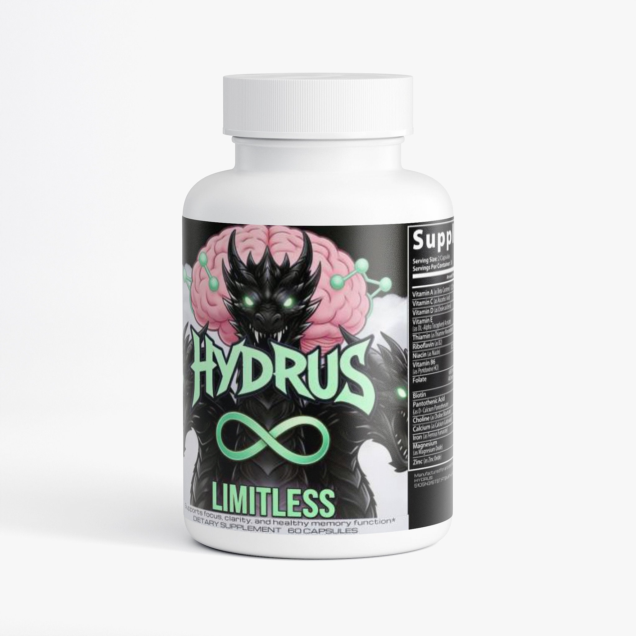 Hydrus: LIMITLESS - Brain + Focus Formula