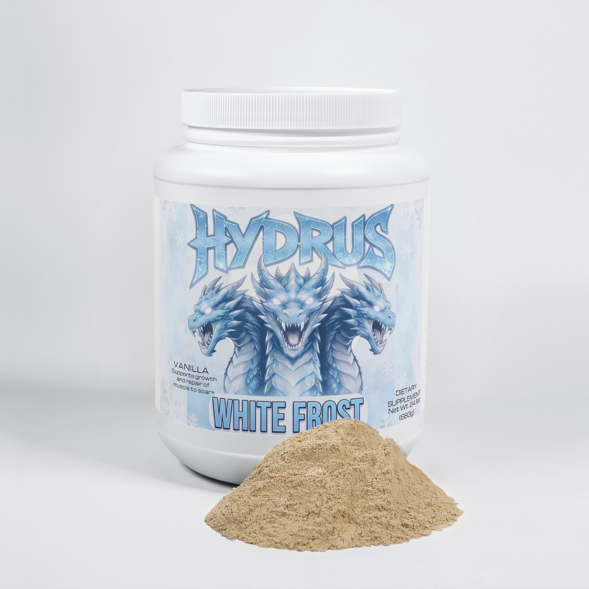 Hydrus: WHITE FROST - 100% Whey Protein Isolate (Vanilla)